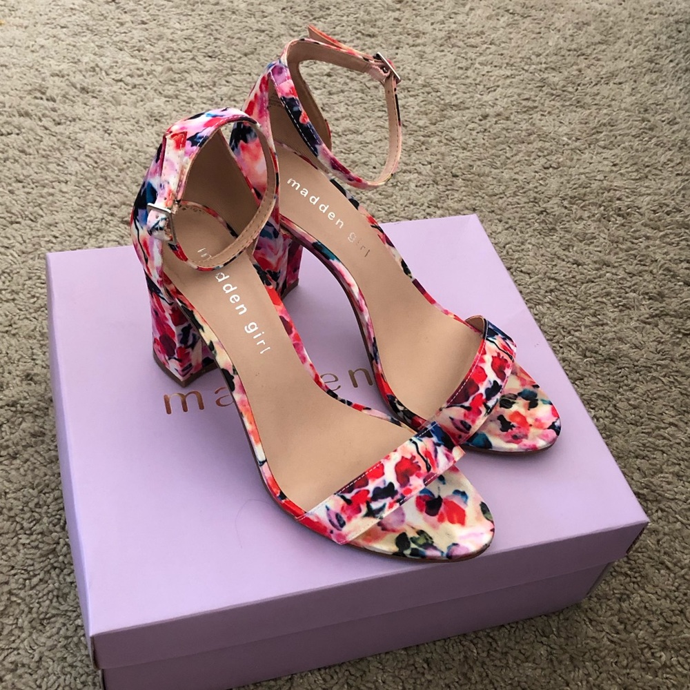Madden girl floral heels